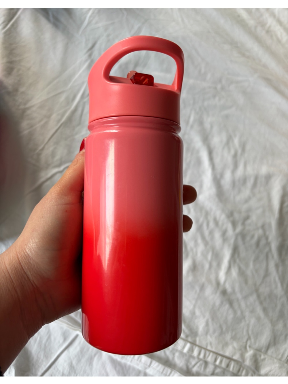 Pink to Red Ombre Stainless Water Bottle - Unbranded